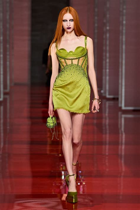 versace fall winter 2022 models|Versace mini dresses 2022.